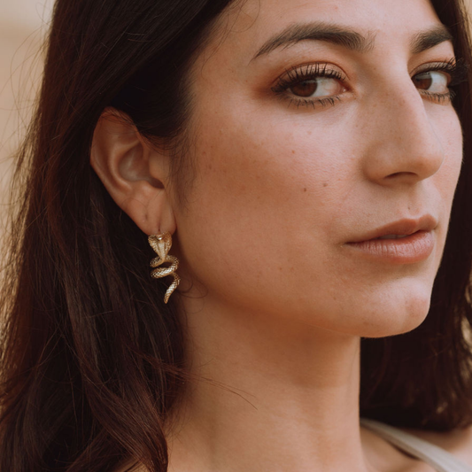 Queen Cobra Earring (Pair)