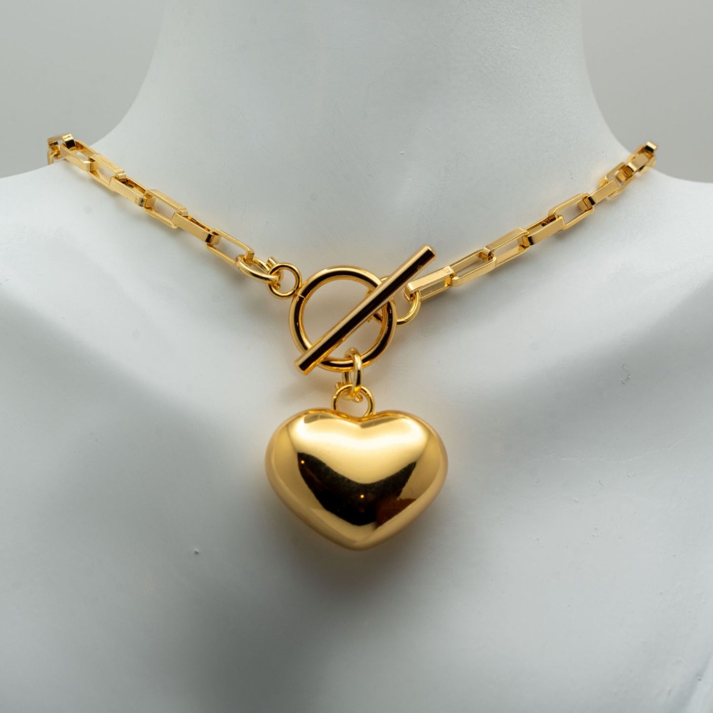 Heart of Gold Locket Necklace