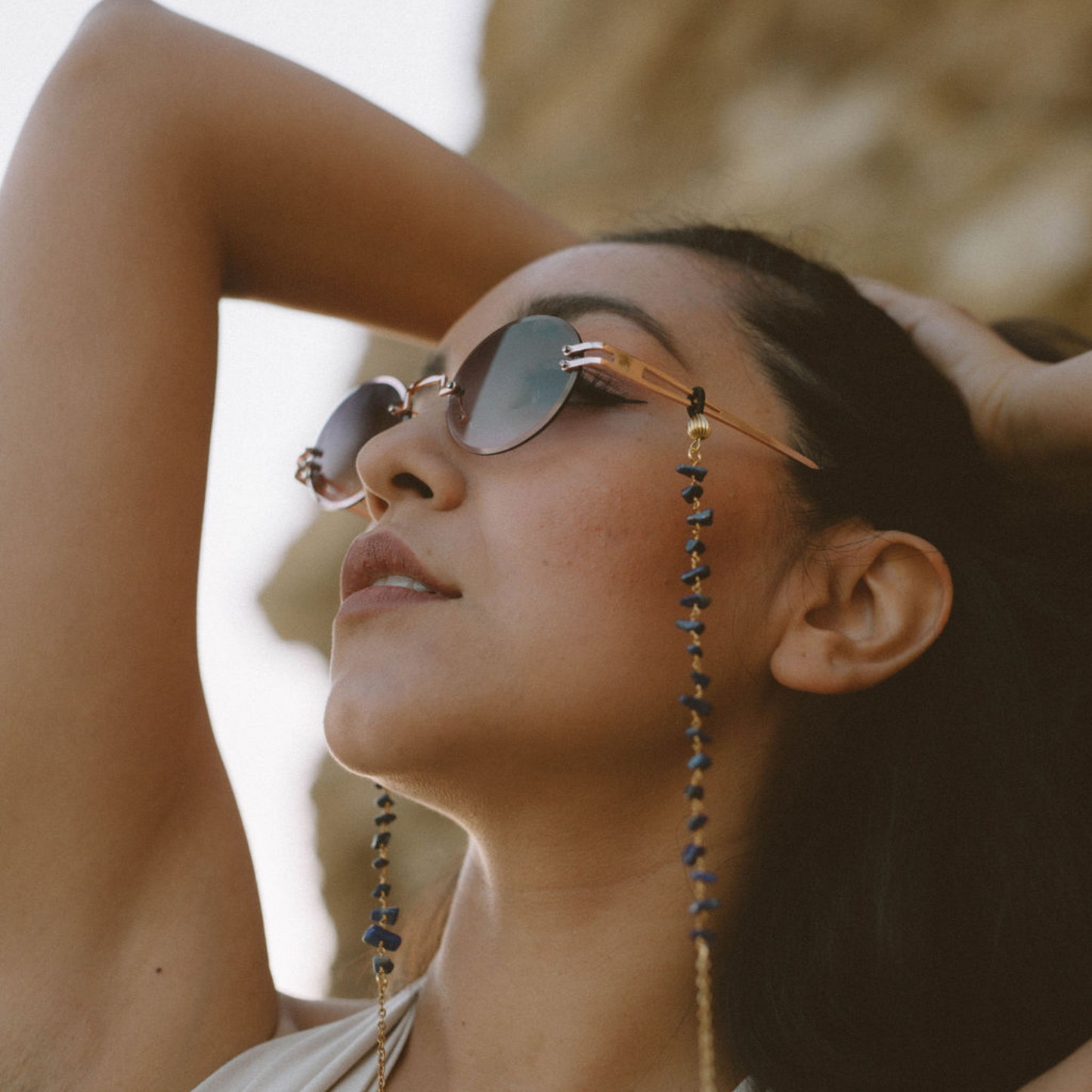 Lapis Lazuli Sunglasses Chain