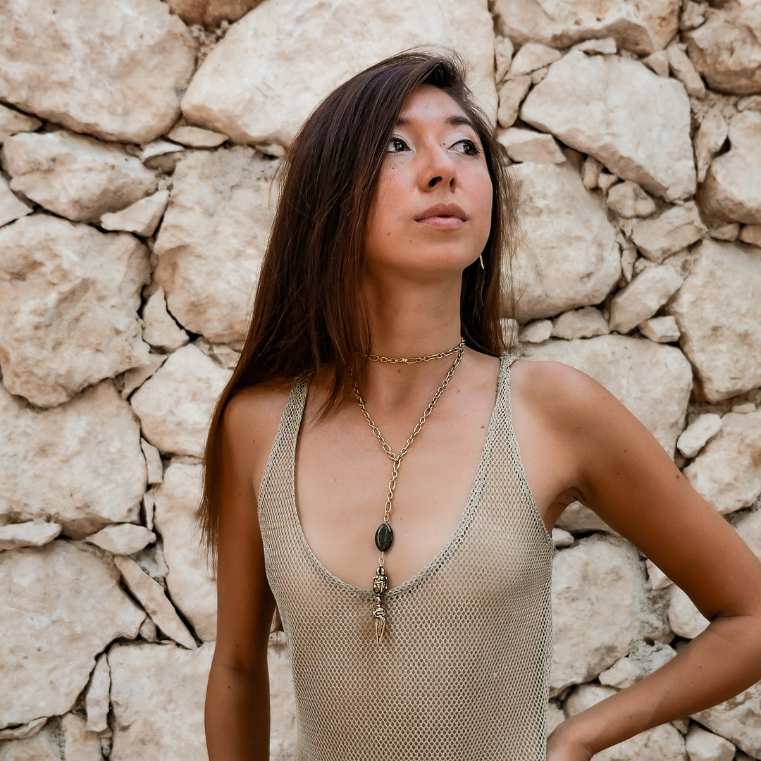 Purba Power Piece Unisex Necklace