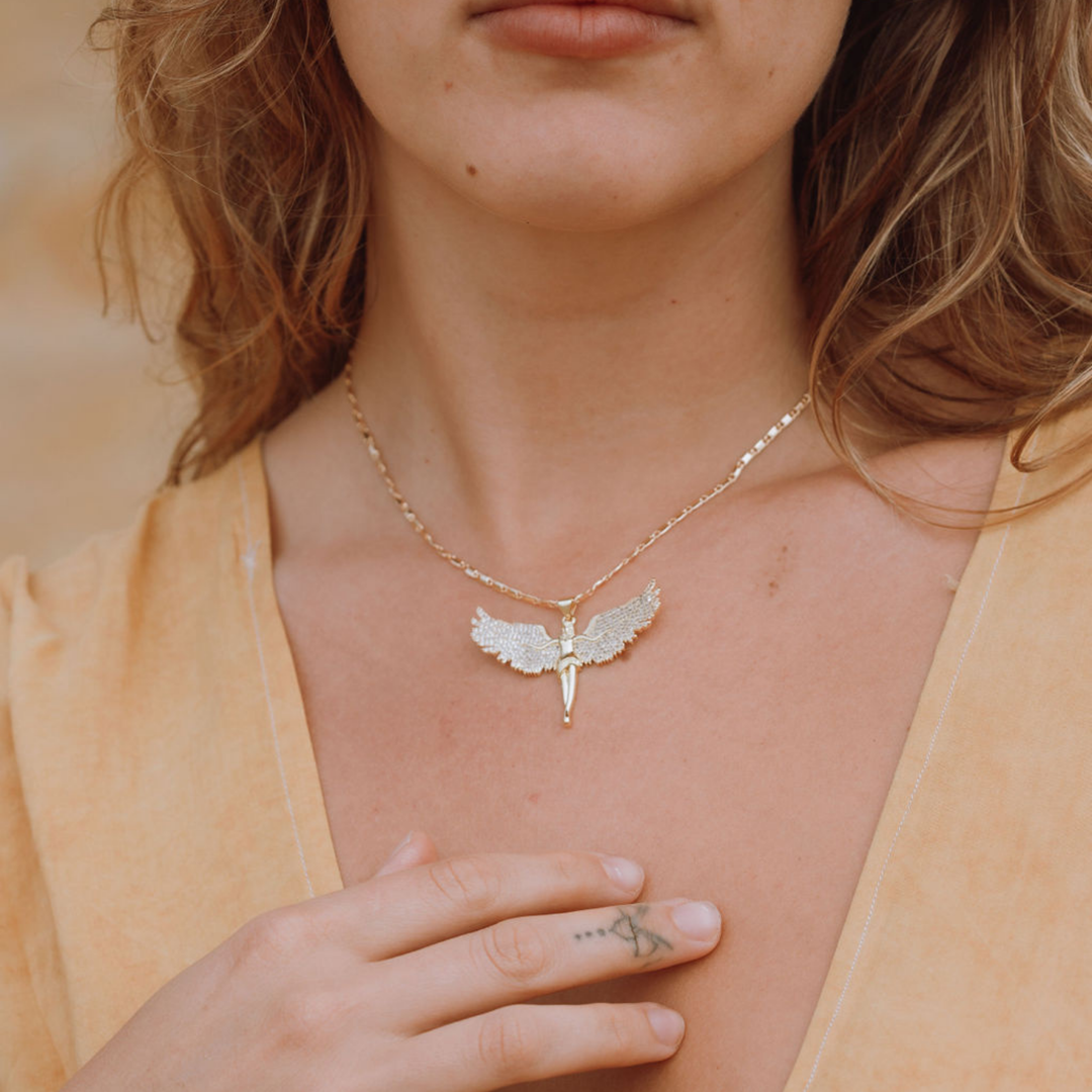 Goddess Rising Isis Statement Necklace