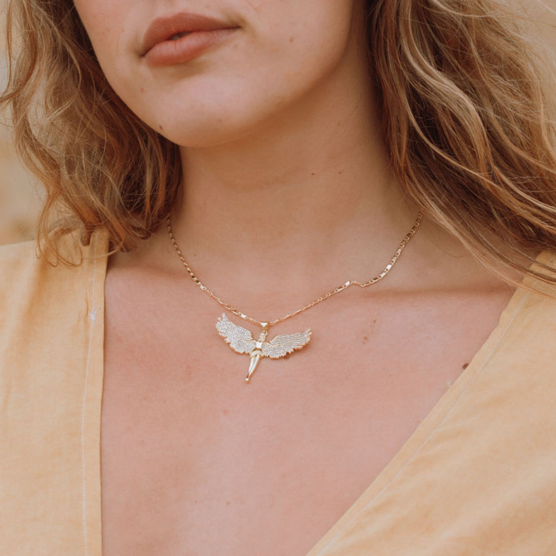 Goddess Rising Isis Statement Necklace