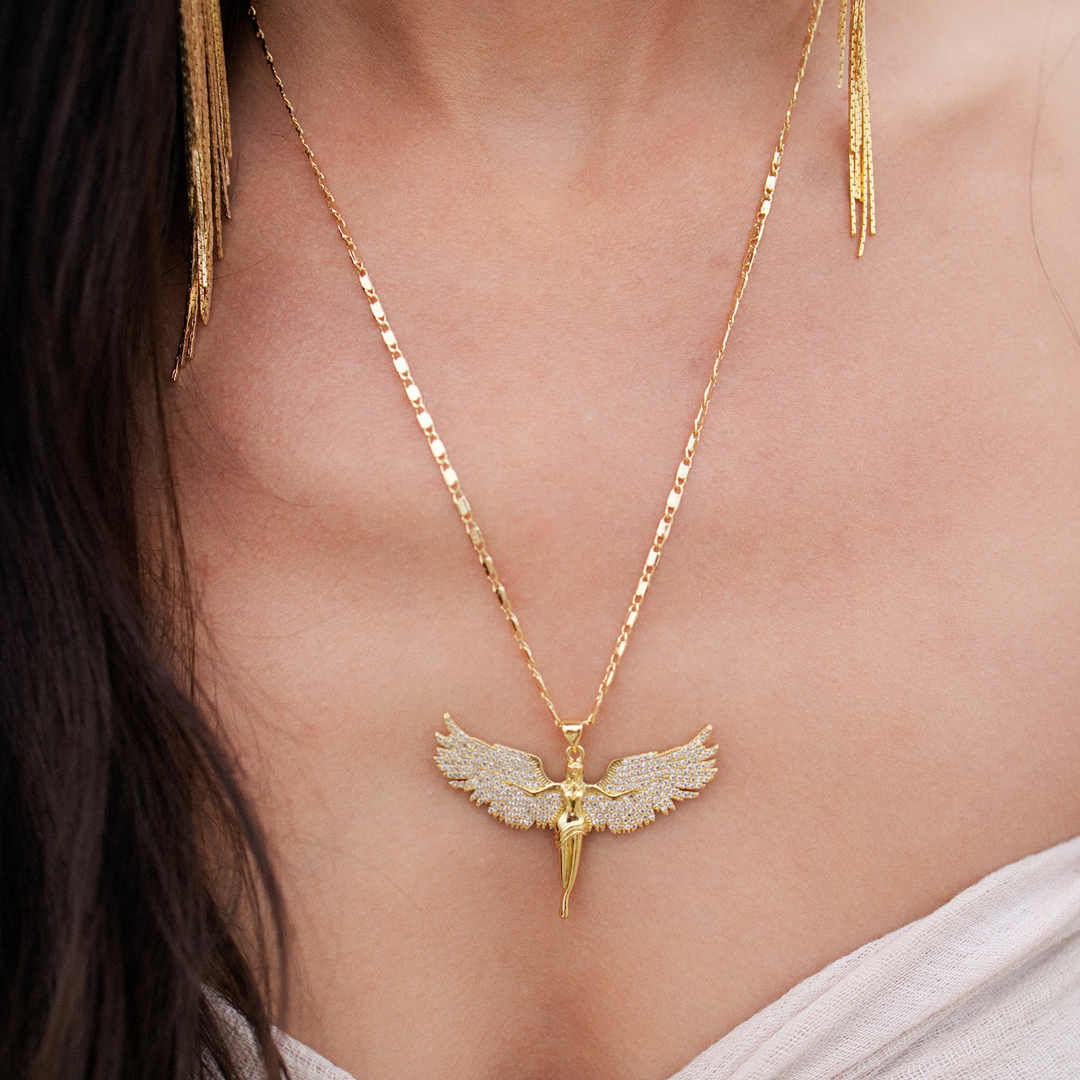 Goddess Rising Isis Statement Necklace