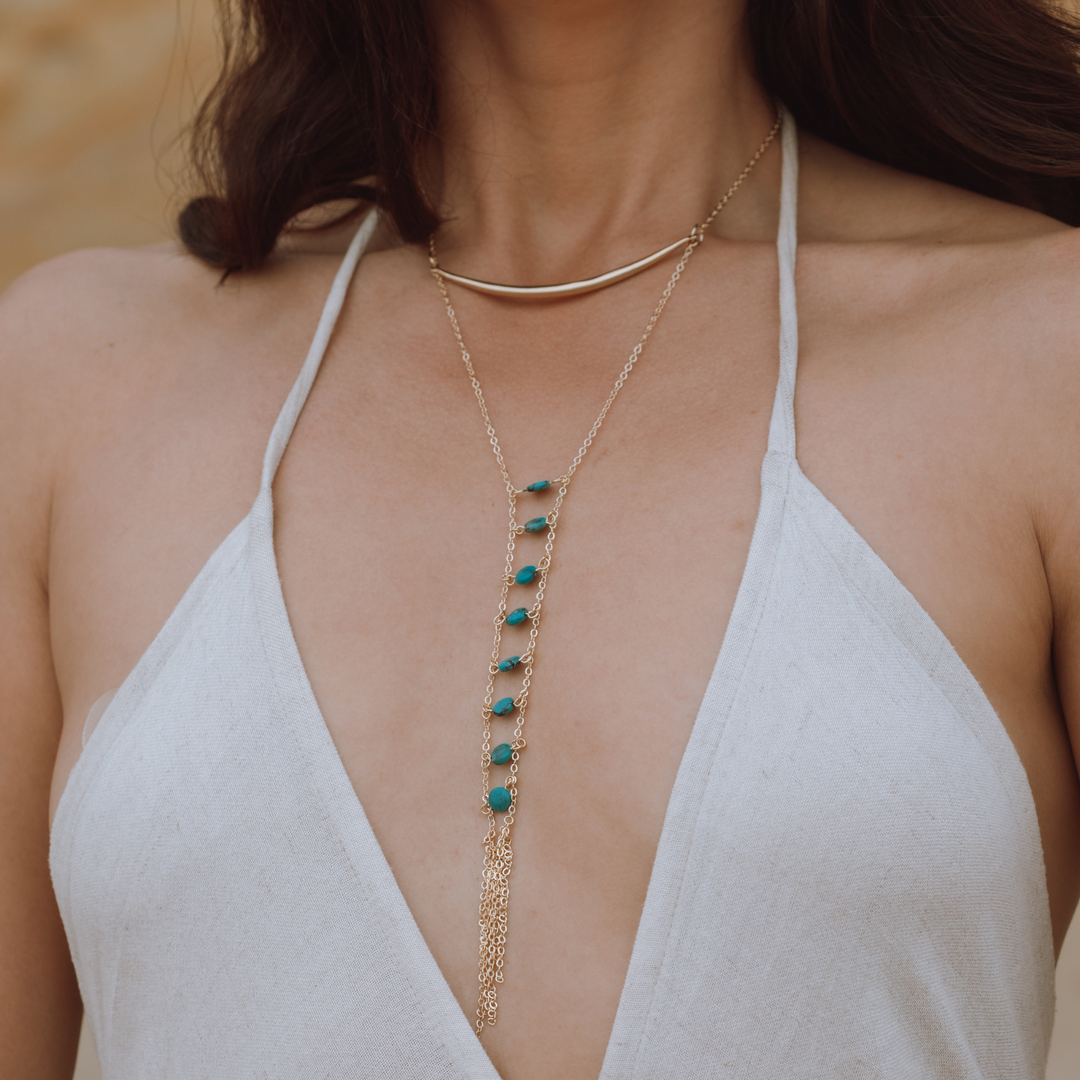 Heart Centered Goddess Statement Necklace