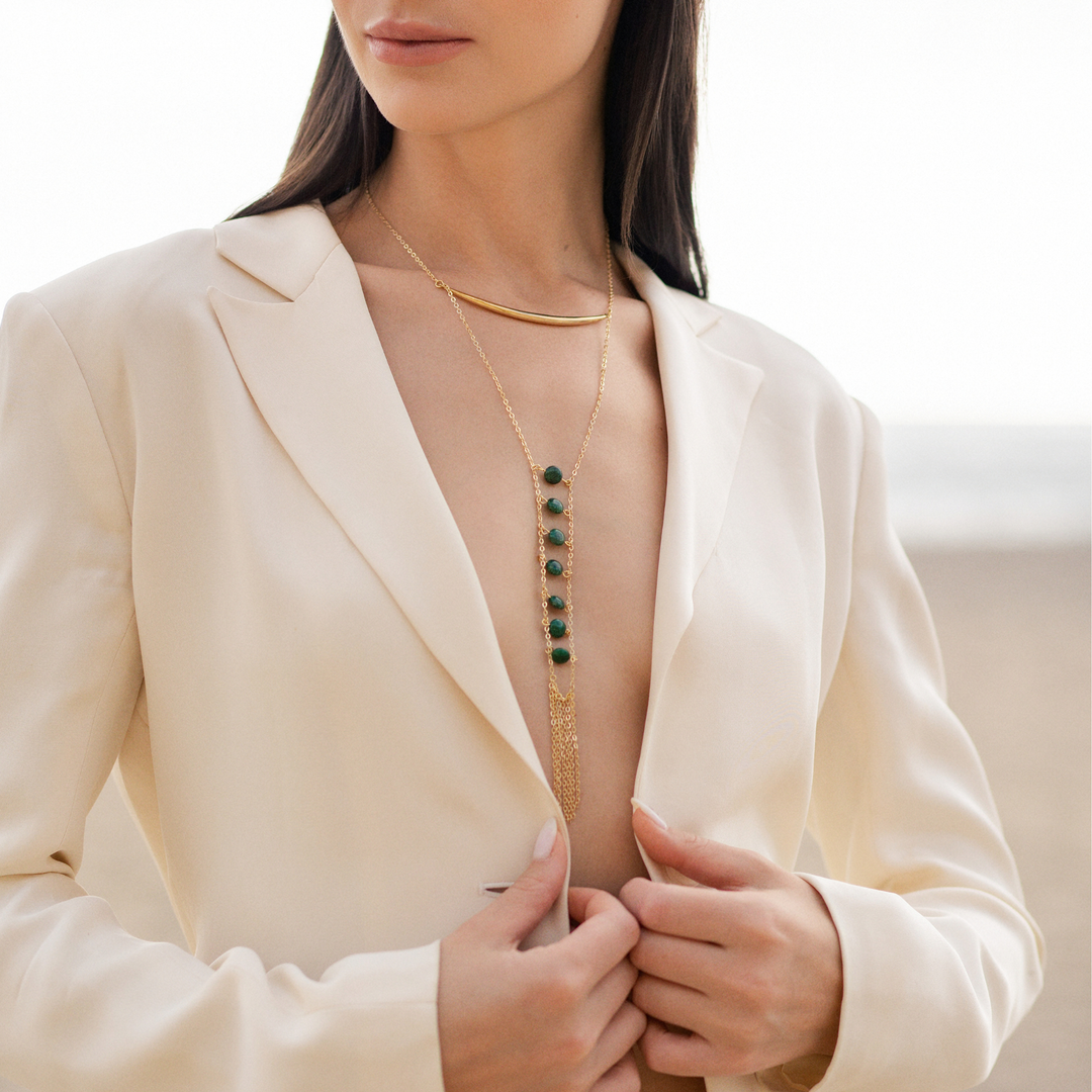 Heart Centered Goddess Statement Necklace