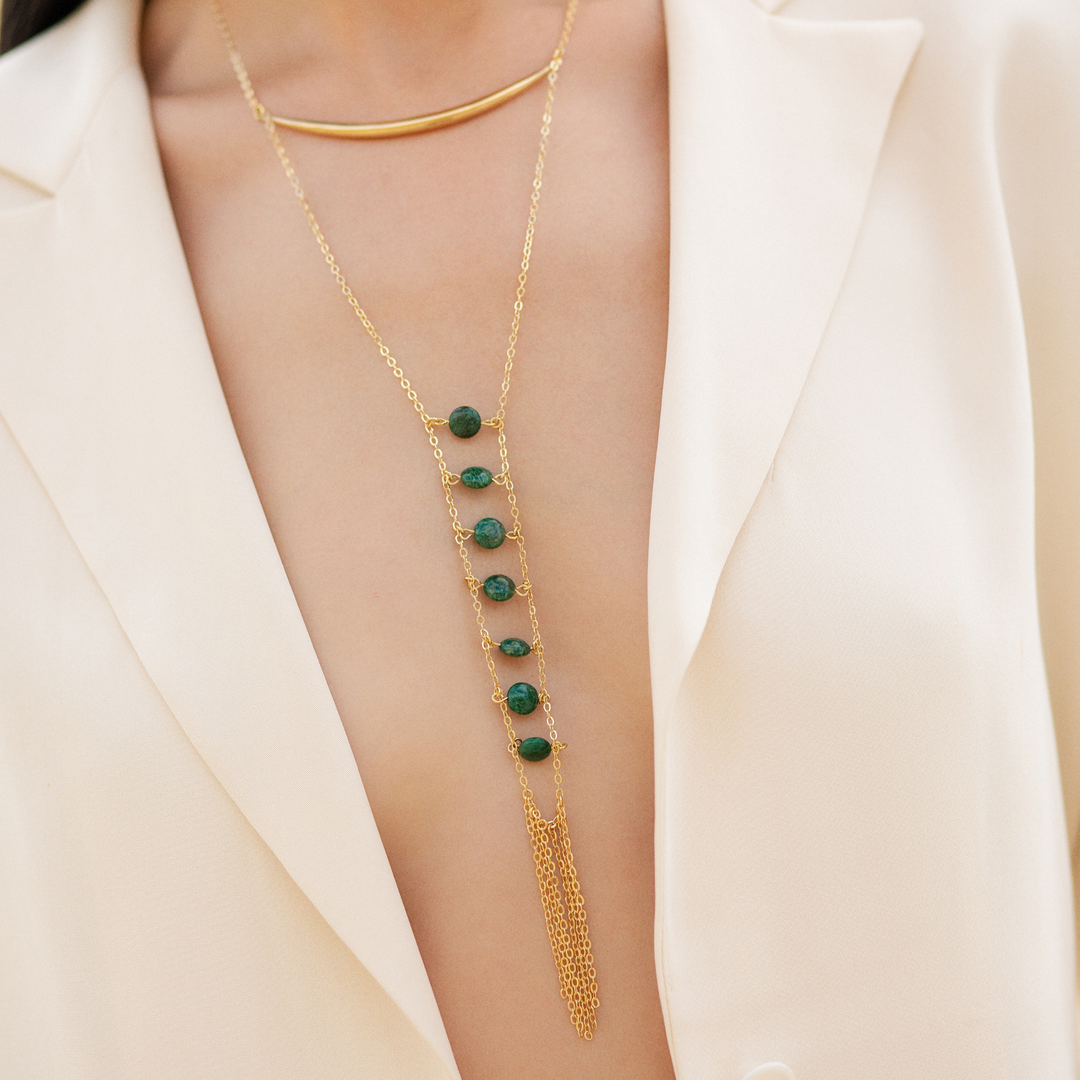 Heart Centered Goddess Statement Necklace