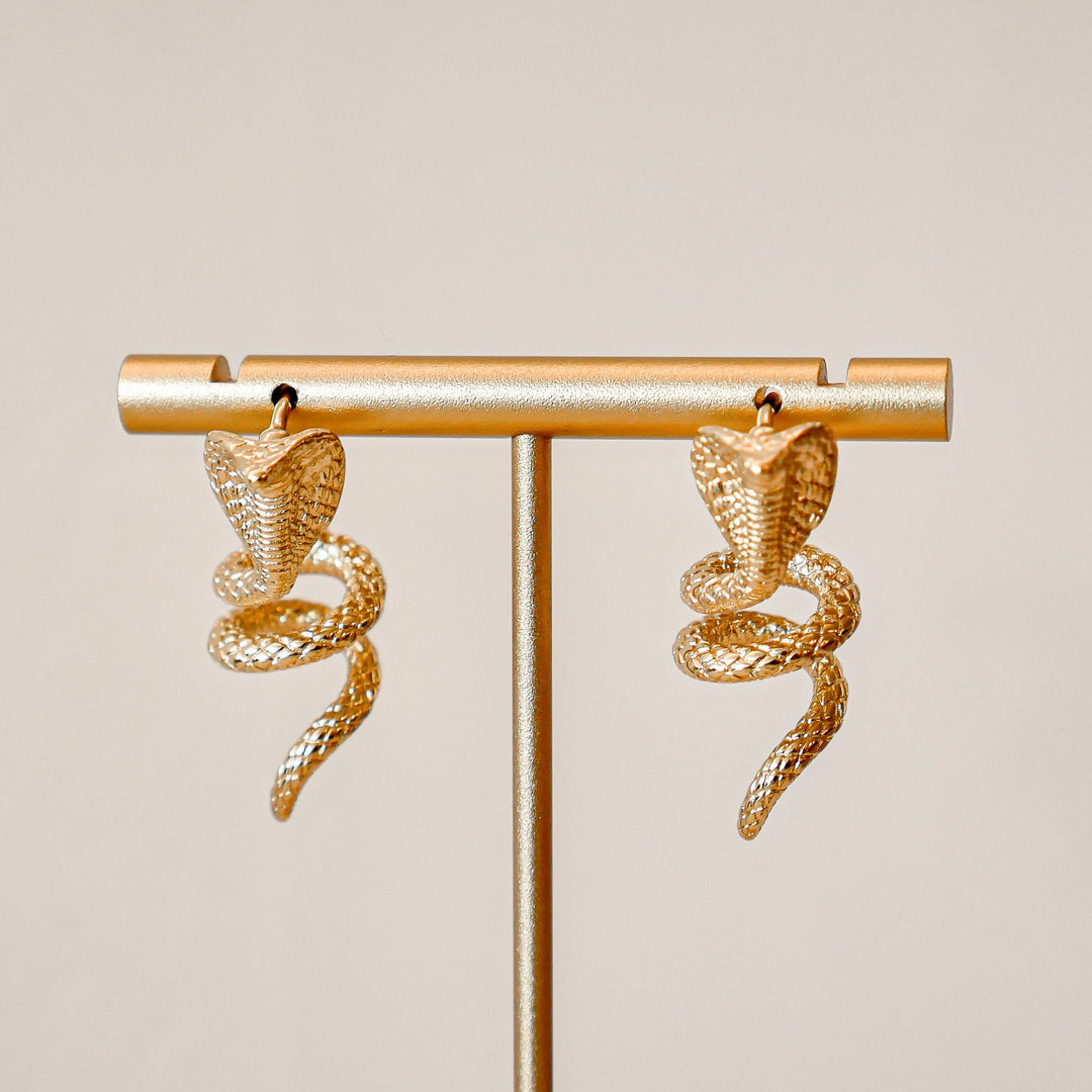 Queen Cobra Earrings (Pair)