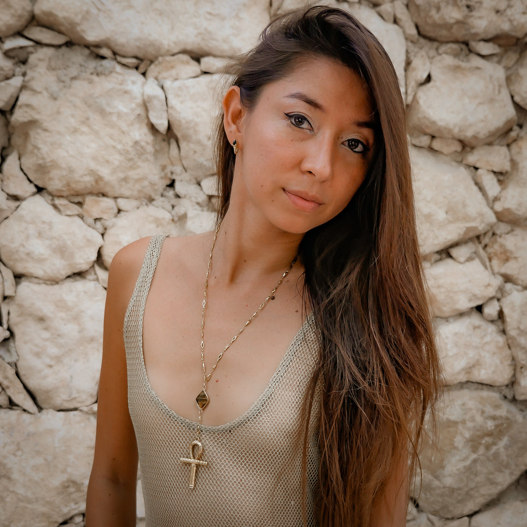 Queen's Talisman Ankh Necklace