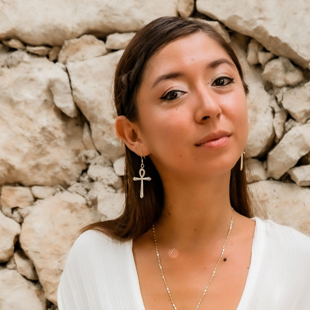 Royal Ankh Earrings
