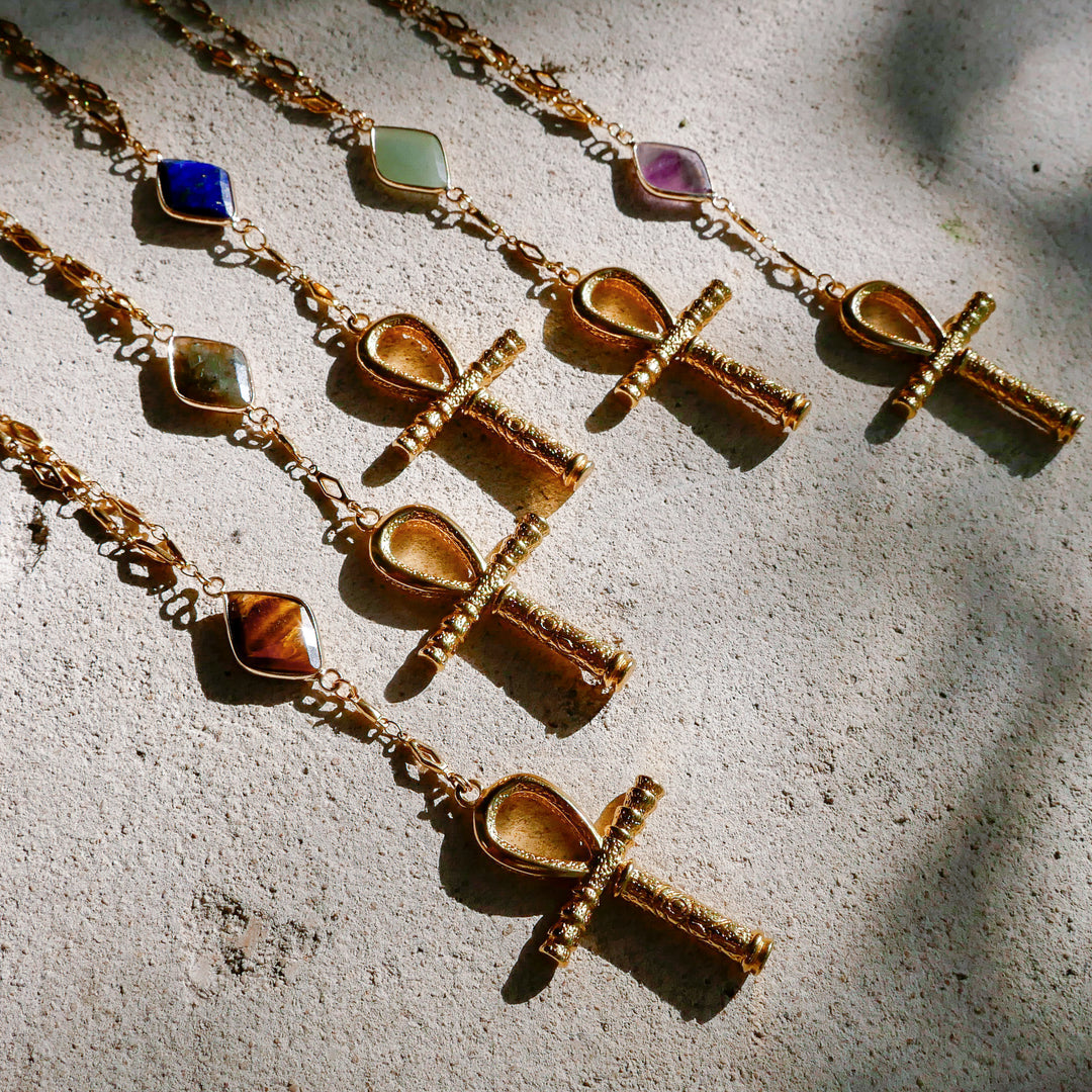 Queen's Talisman Ankh Necklace