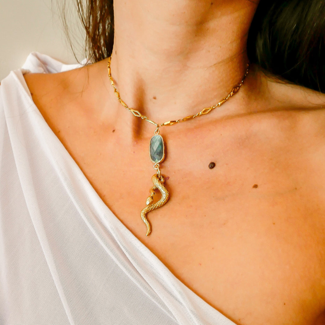 Rainbow Serpent Choker